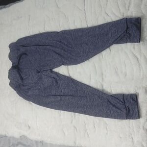 Real Essentials Purple Soft Cropped Joggers Sweatpants w Pockets Girls Med